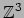$\mathbb{Z}^3$